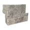Msi Silver Travertine Splitface Ledger Corner 9'' x 18'' Travertine Wall Tile, 4PK ZOR-PNL-0165 - alternate 1